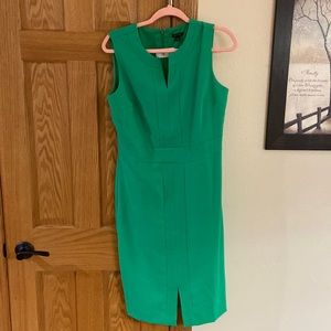 NWT Ann Taylor sleeveless green dress - Sz 8
